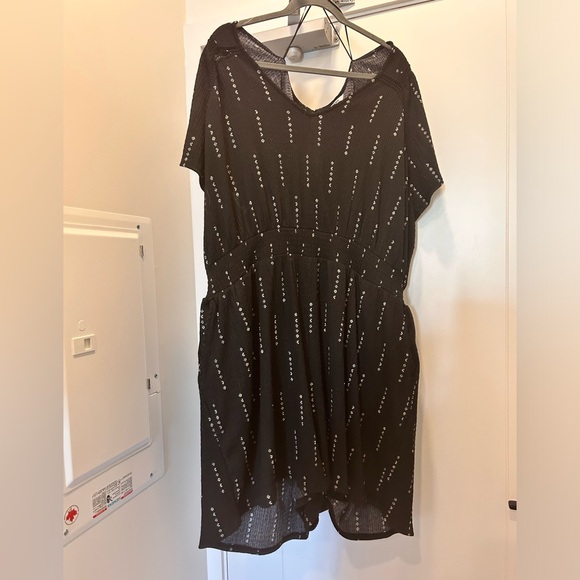 Penningtons Smocked Waist Knit Romper with Crochet Details - Picture 7 of 10